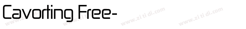 Cavorting Free字体转换